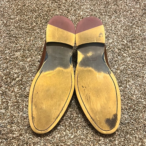 ‼️SOLD‼️Johnston and Murphy Brown Wingtip Oxfords Size 12 - Picture 3 of 4